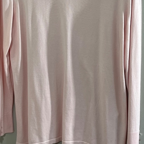 Chicos Sweater Women XL Pink Pullover Feminine Ballerina Neutral Boho Western - Picture 5 of 14